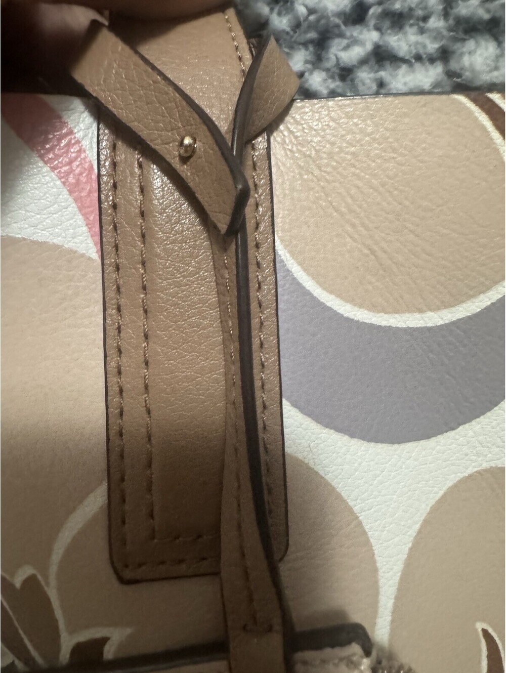 Kate Spade Arch Place Mya Breezy Floral Reversible Coated Canvas Tote + Pouch NE - Picture 8 of 15
